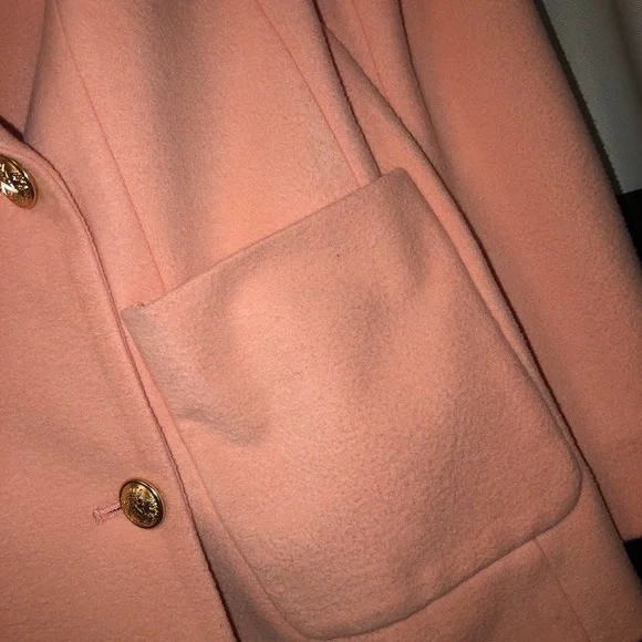 NWT Express Flannel Knit Oversized Coral Almond Blazer Size XS - Picture 6 of 10